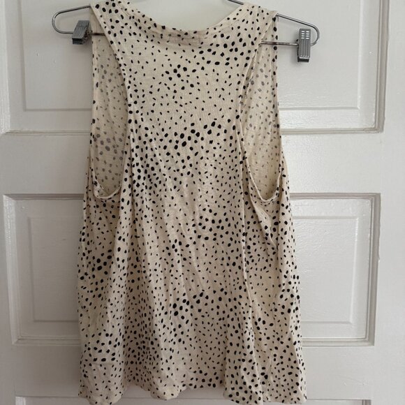 Z Supply Women's Sunset Polka Dot Slub Tank Top - M / Medium - Picture 2 of 4